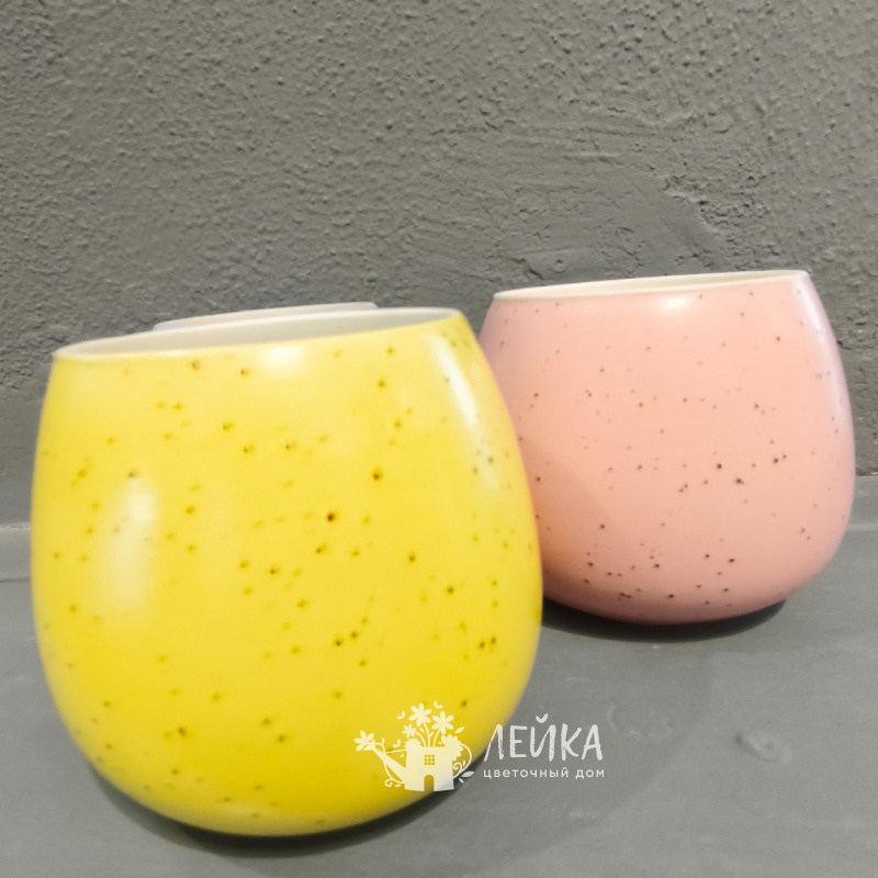 Керамическое кашпо в ассортименте 8,5см 1